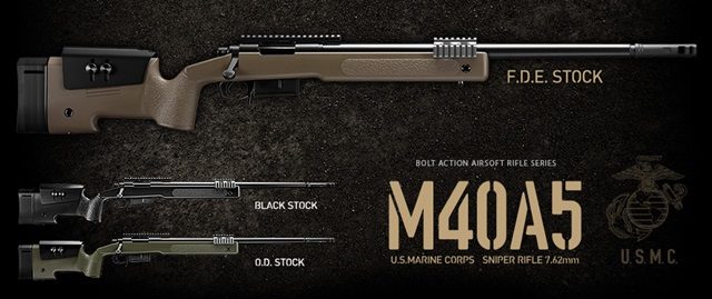 M40A5　ブラックストック - ボルトアクションエアーライフル | 東京マルイ
