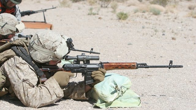 狙撃訓練SVDドラグノフ
