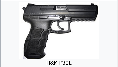 H&K　P30　9mmパラベラム弾